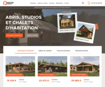 Maestrochalet.fr(Chalets en bois) Screenshot