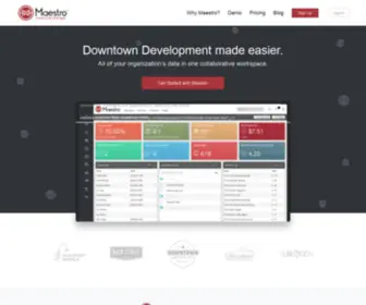 Maestrocm.com(Maestro Community Manager) Screenshot