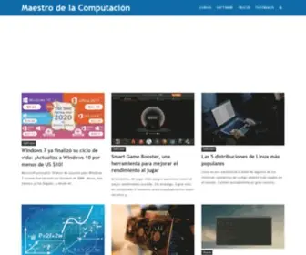 Maestrodelacomputacion.net(Cursos, Tutoriales y Software) Screenshot