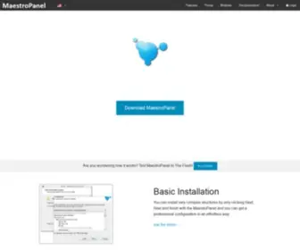 Maestropanel.com(Web Hosting Control Panel) Screenshot