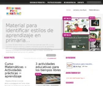 Maestrosdeapoyo.com(Recursos para maestros de apoyo) Screenshot
