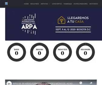 Maestrosdelarpa.com(Maestros del Arpa) Screenshot