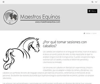 Maestrosequinos.com(Maestros Equinos) Screenshot