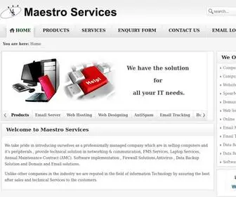 Maestroservices.co.in(Maestro Services) Screenshot