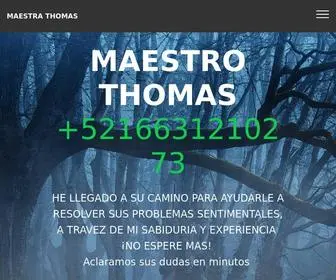 Maestrothomas.com(Maestro Thomas) Screenshot