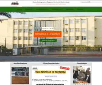 Maetur-Cameroun.com(Offrir un cadre de vie sécurisé) Screenshot