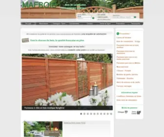 Mafbois.com(Accueil) Screenshot