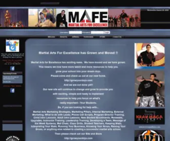 Mafementoring.com(Martial Arts School Business Coaching) Screenshot