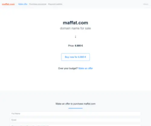 Maffat.com(Maffat e) Screenshot