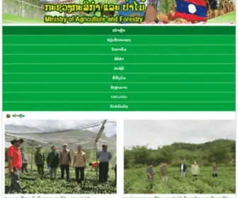 Maf.gov.la(Ministry Agriculture and Forestry) Screenshot