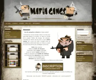 Mafia-Gangs.com(Jeu de mafia et de gangsters gratuit en ligne) Screenshot