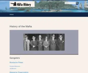 Mafia-History.org(The mafia has an illustrious and storied history) Screenshot