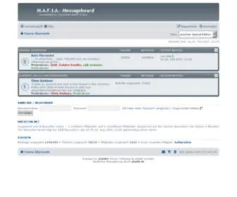 Mafiaforum.de(Übersicht) Screenshot