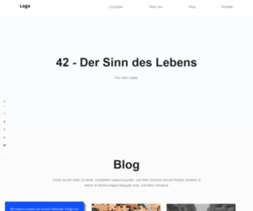 Mafis242.de(Lösungen Über uns Blog Kontakt 42) Screenshot