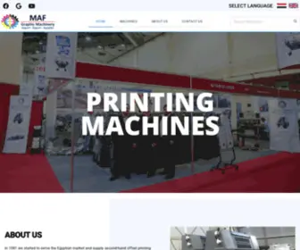 Mafmachinery.com(MAF MACHINERY) Screenshot