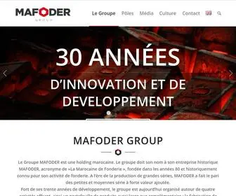 Mafoder.com(MAFODER GROUP) Screenshot