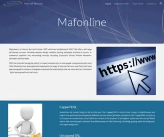 Mafonline.co.za(Internet Services) Screenshot