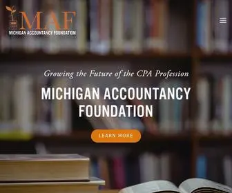 Mafonline.org(Michigan Accountancy Foundation) Screenshot