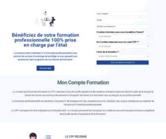 Maformation-Eligible-CPF.fr(Formation professionnelle 100% pris en charge par l'etat) Screenshot