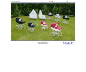 Maga.info(MAGA Bebes S.L. Fabricación de coches de niño) Screenshot