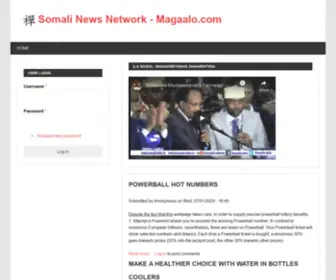 Magaalo.com(Somali News Network) Screenshot