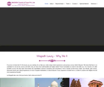 Magadhluxury.com(Magadh Luxury Tours) Screenshot