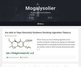 Magalysolier.com(The Best Informative Website) Screenshot