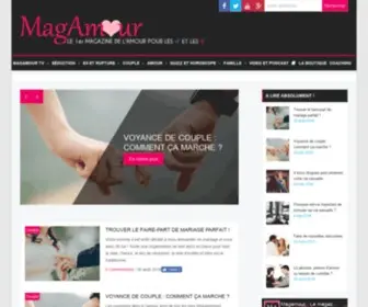 Magamour.com(Coaching en séduction et en amour) Screenshot
