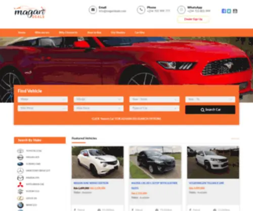 Magarideals.com(Cars for Sale in Kenya) Screenshot