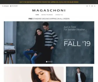 Magaschoni.com(Ultra fine cashmere) Screenshot