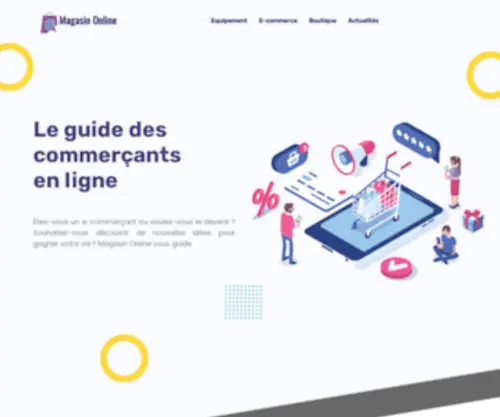 Magasin-Online.com(Conseils et solutions pour développer votre e) Screenshot