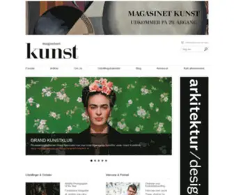 Magasinetkunst.dk(Magasinet Kunst) Screenshot