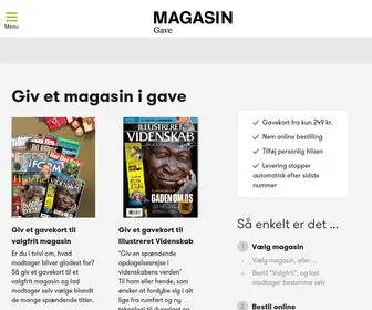 Magasingave.dk(Giv et magasin i gave) Screenshot