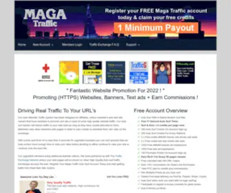 Magatraffic.com(Auto Surf Traffic Exchange) Screenshot