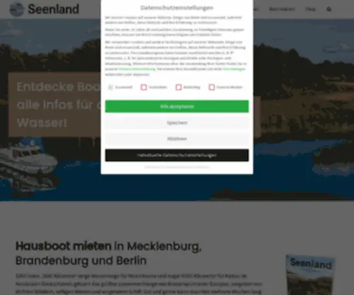 Magazin-Seenland.de(Mecklenburg, Brandenburg, Berlin) Screenshot