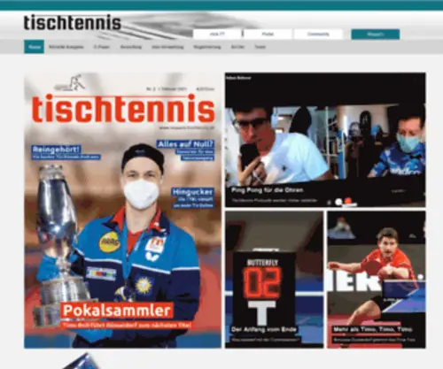 Magazin-Tischtennis.de(Magazin Tischtennis) Screenshot