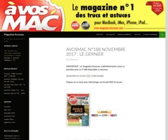 Magazine-Avosmac.com(Bienvenue sur le site du magazine AvosMAC) Screenshot