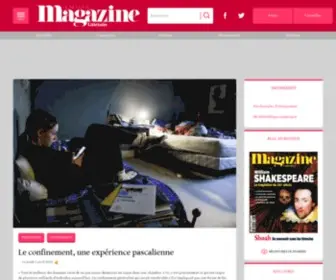 Magazine-Litteraire.com(Magazine littéraire) Screenshot