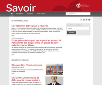 Magazine-Savoir.ca(Magazine Savoir) Screenshot