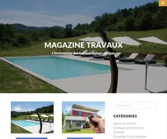 Magazine-Travaux.info(Magazine travaux) Screenshot