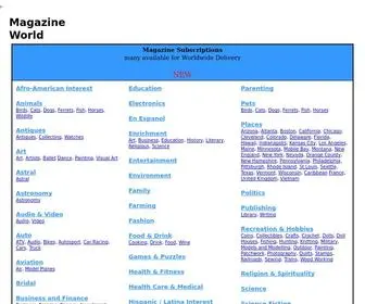 Magazine-World.com(Magazine Subscriptions) Screenshot