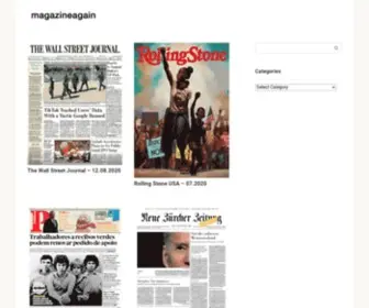 Magazineagain.com(Magazine Again) Screenshot