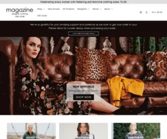 Magazineclothing.co.nz(Magazine Designer Clothing) Screenshot