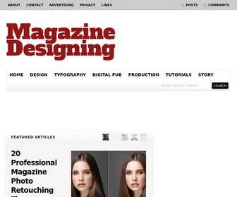 Magazinedesigning.com(Magazine Designing) Screenshot