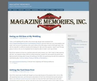 Magazinememories.com(Magazines, Movie Posters, Living Magazines, Gifts) Screenshot