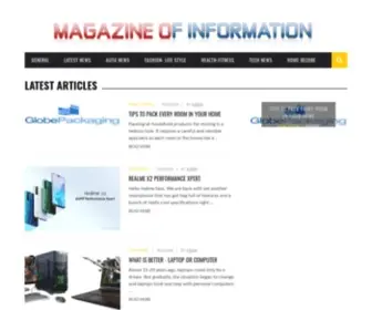 Magazineof.com(Information Magazine) Screenshot