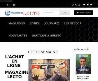 Magazineslecto.com(Magazines Lecto) Screenshot