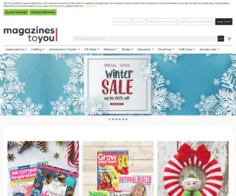 Magazinestoyou.com(Subscriptions, Crafting, Gifts & More) Screenshot