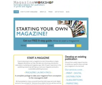 Magazineworkshop.co.uk(Start a magazine with Magazine Workshop Start a magazine with Magazine Workshop) Screenshot