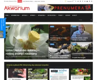 Magazynakwarium.pl(Czasopismo akwarystyczne) Screenshot